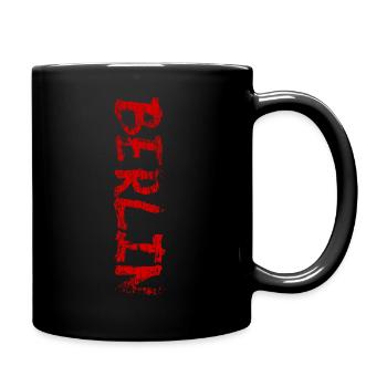 Berlin - Tasse einfarbig - Schwarz - Rechts