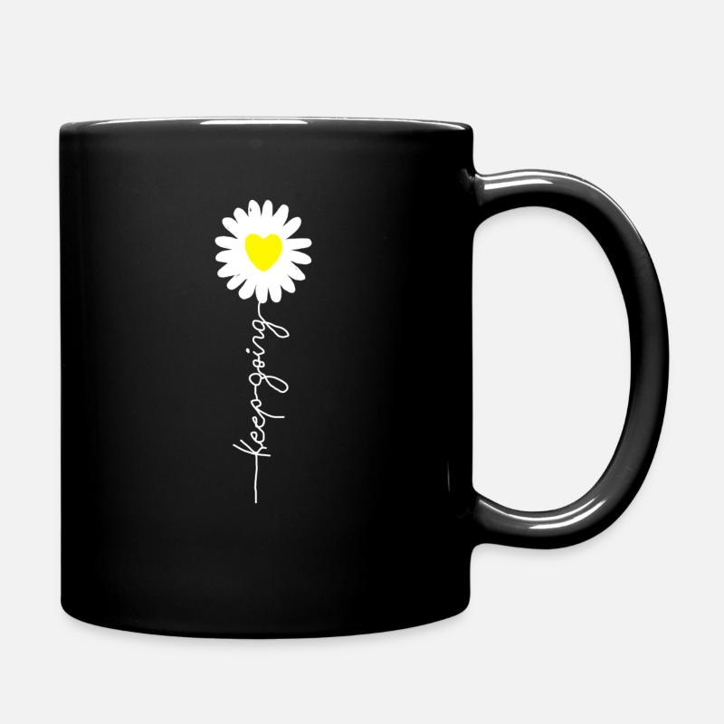fleur keep going - Mug uni - noir