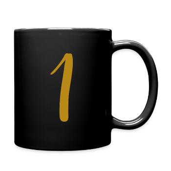1 - Tasse einfarbig - Schwarz - Rechts