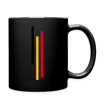 Belgien Style Streifen - Tasse einfarbig - Schwarz - Rechts