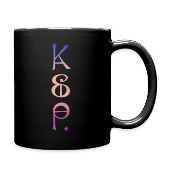 Monogramme Kasiope - Mug uni - noir - Droite