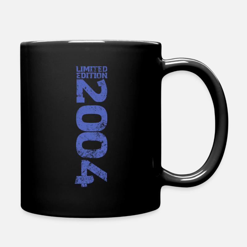 Limited Edition 2004 18. Geburtstag Geschenk - Tasse einfarbig - Schwarz