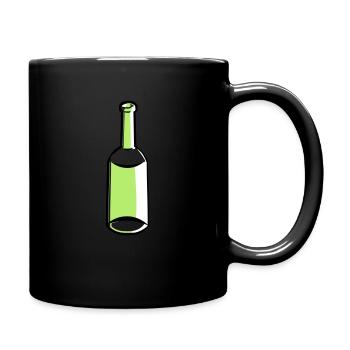 Bottle empty - Full Colour Mug - black - Right