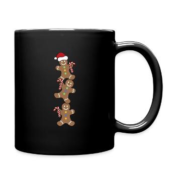 Christmas Cookie Shirt - Full Colour Mug - black - Right