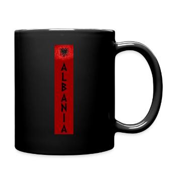 Albania - Full Colour Mug - black - Right