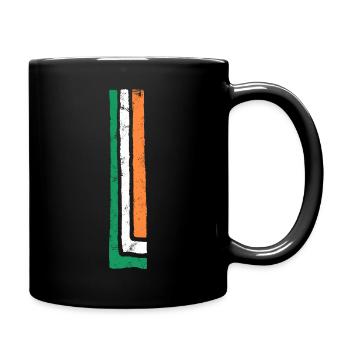Irland - Tasse einfarbig - Schwarz - Rechts
