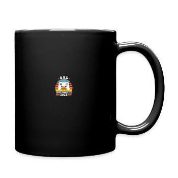 Papa-Level abgeschlossen 2023 Papa 2023 - Tasse einfarbig - Schwarz - Rechts