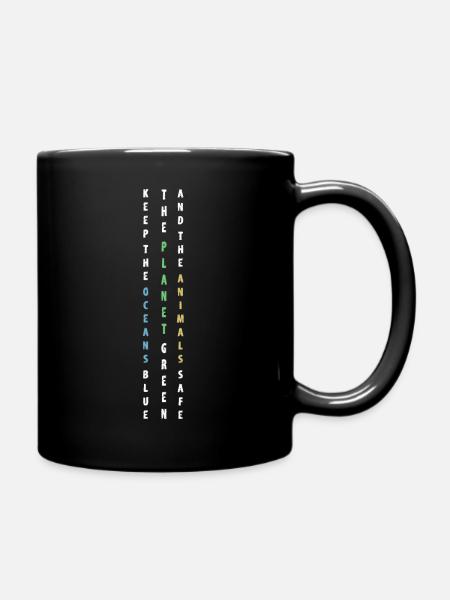 Environnement environnement environnement écologique - Mug uni - noir