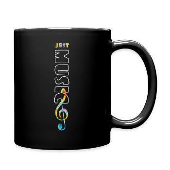 Music tye die - Full Colour Mug - black - Right