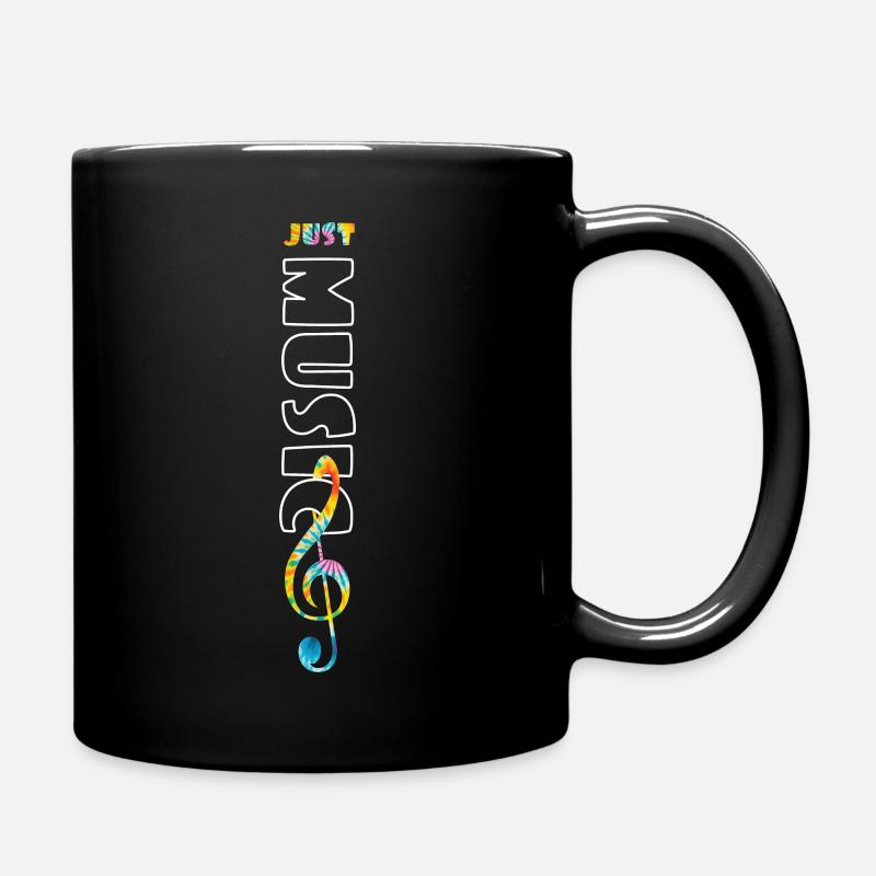 Musik-Tye-Würfel - Tasse einfarbig - Schwarz