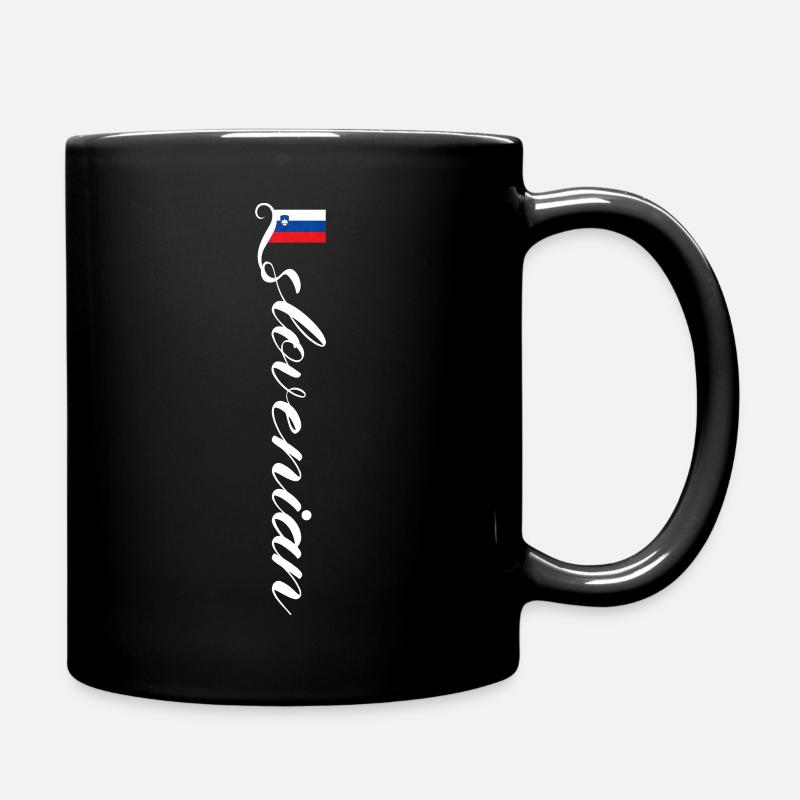 Slowenien - Tasse einfarbig - Schwarz