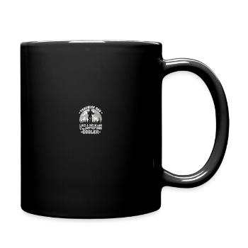 Papa wie ein normaler Vater unterrichten Lustiges Unterrichten von Fett - Tasse einfarbig - Schwarz - Rechts