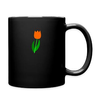 Tulipe Oranje Hollande - Mug uni - noir - Droite