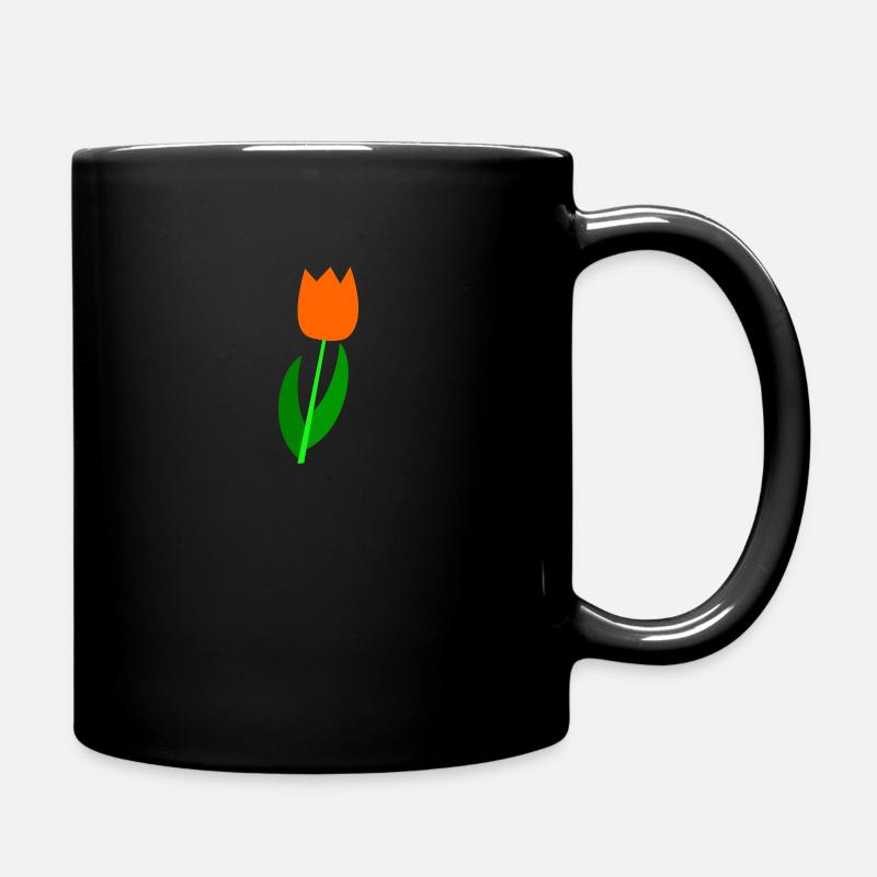 Tulipe Oranje Hollande - Mug uni - noir