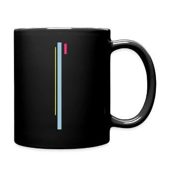 Deco Beam - Stripes Vector - Full Colour Mug - black - Right