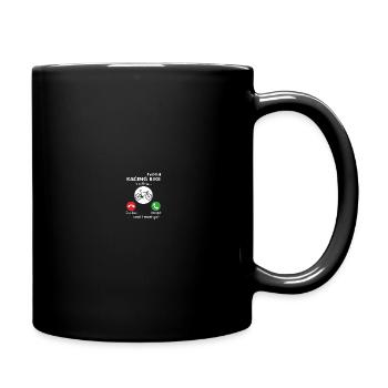 Rennrad fahren Radfahrer anrufen - Tasse einfarbig - Schwarz - Rechts