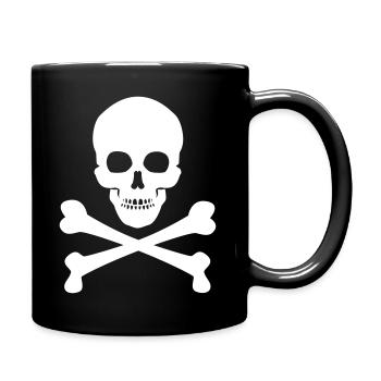 Skull & Bones - Tasse einfarbig - Schwarz - Rechts