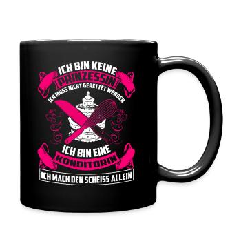 Pastry Chef - Princess - Full Colour Mug - black - Right
