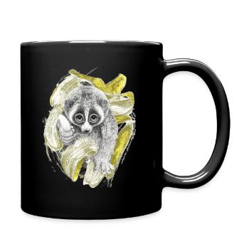 Lori in full throttle - Full Colour Mug - black - Right