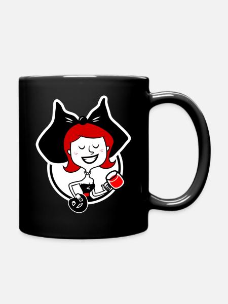 Alsatian - Tasse einfarbig - Schwarz