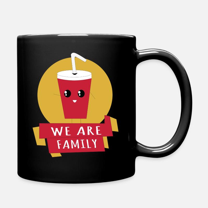 COLA - WE ARE FAMILY - Tasse einfarbig - Schwarz