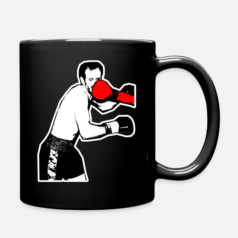 Boxer direct hit - Full Colour Mug - black