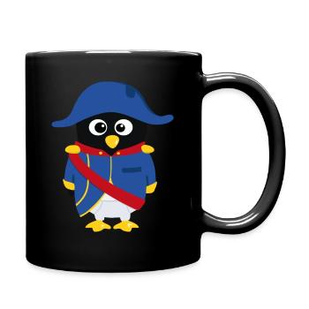 Penguin Napoleon - Tasse einfarbig - Schwarz - Rechts