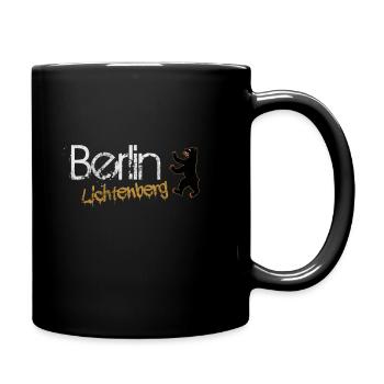 Berlin Lichtenberg Bear Souvenir Germany - Full Colour Mug - black - Right