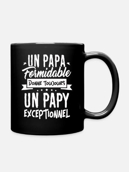 T-shirt Fête des Pères - Un Papy Exceptionnel - Mug uni - noir