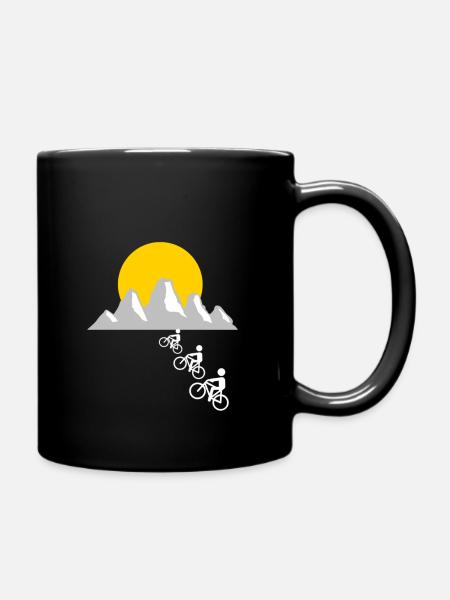 Faire du vélo / faire du vélo - Mug uni - noir