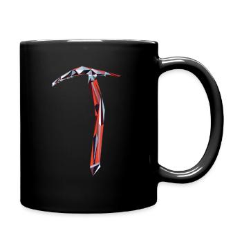 Climber ice ax - Full Colour Mug - black - Right