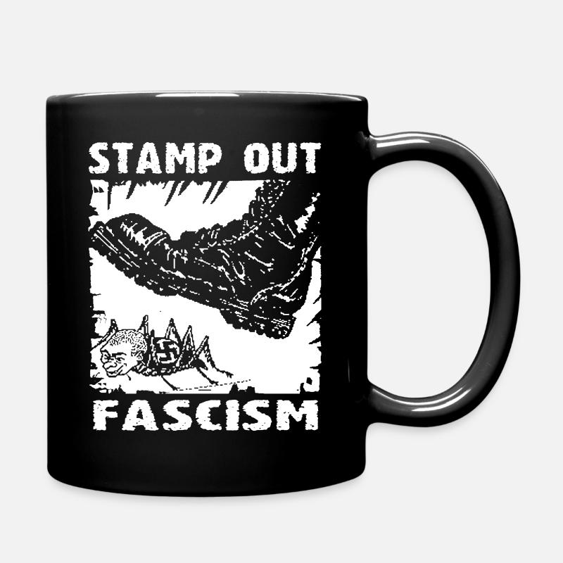 éradiquer le fascisme - Mug uni - noir