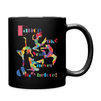 Tanzen - Tasse einfarbig - Schwarz - Rechts