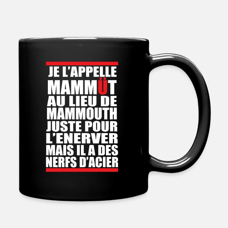 NerfsAcier - Mug uni - noir