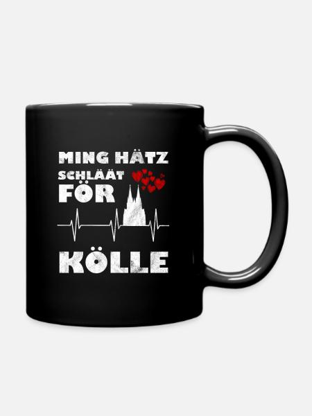 Köln - Tasse einfarbig - Schwarz