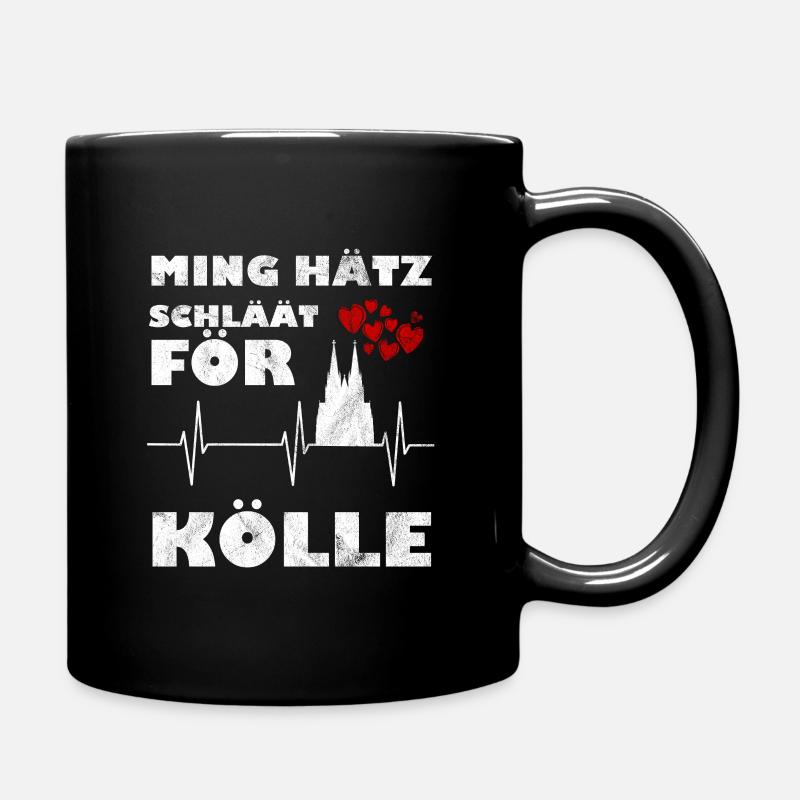 Köln - Tasse einfarbig - Schwarz
