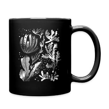 Algae underwater diving - Full Colour Mug - black - Right