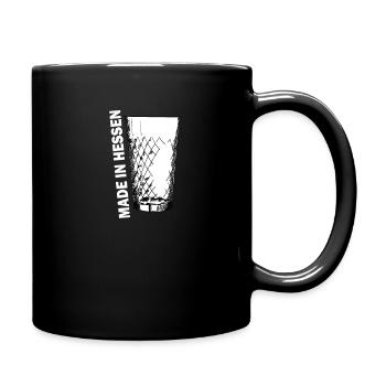 fait en verre de vin de pomme cidre Hesse - Mug uni - noir - Droite