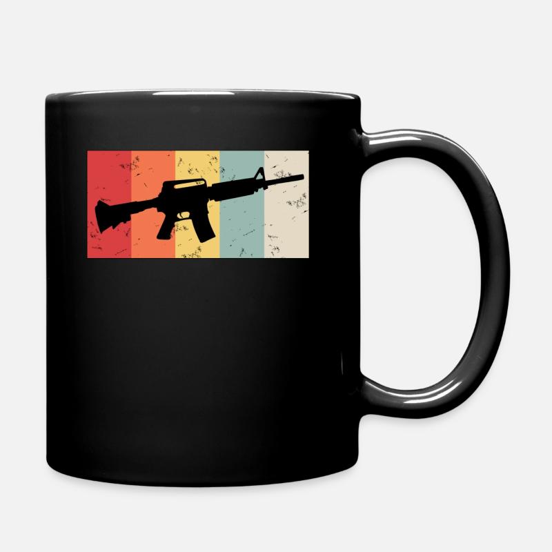 Fusil vintage - Mug uni - noir