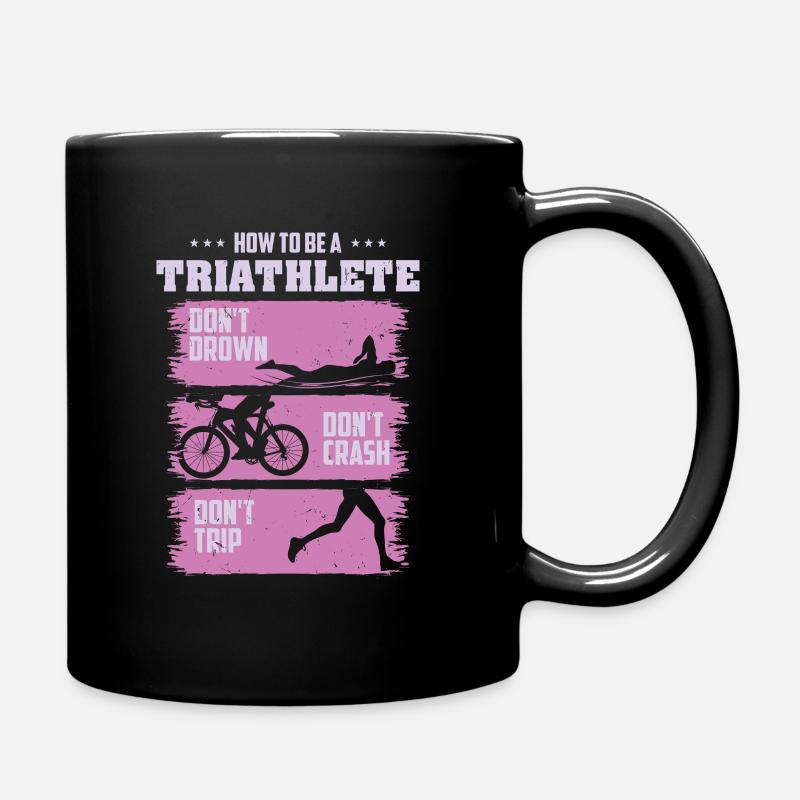 Triathlet Triathlon How To Be A - Tasse einfarbig - Schwarz