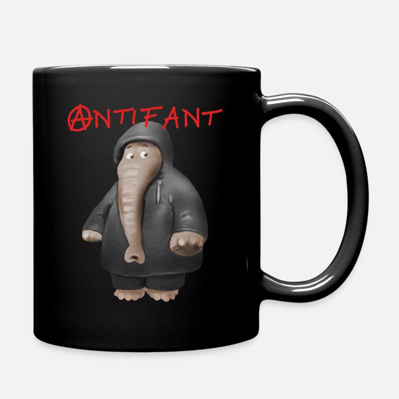 Antifant - Tasse einfarbig - Schwarz