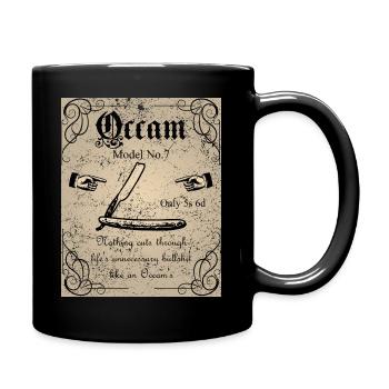 Occam's Razor - Full Colour Mug - black - Right