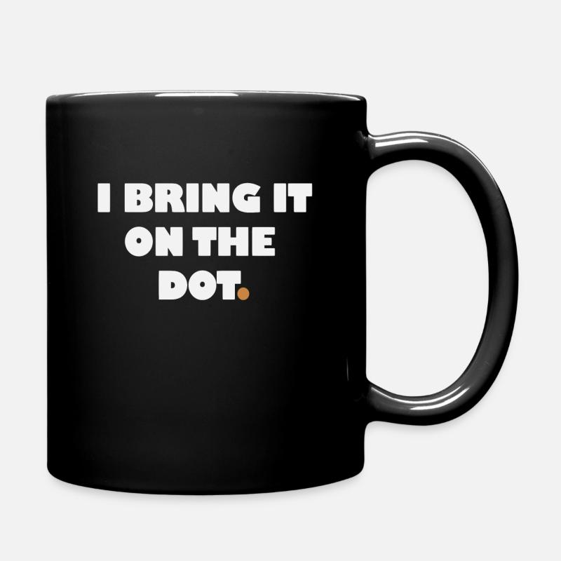 Lustiges Denglisch - Tasse einfarbig - Schwarz