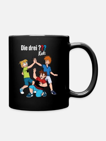 Die Drei ??? Kids Detektive - Tasse einfarbig - Schwarz