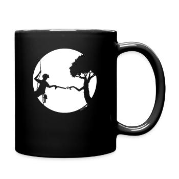 création de l’arboriste - Mug uni - noir - Droite