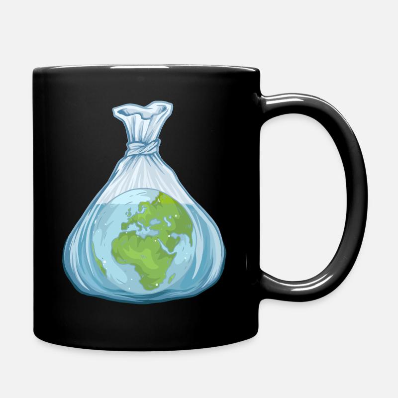"Plastic Planet" Planet Contest Design Tshirt - Tasse einfarbig - Schwarz