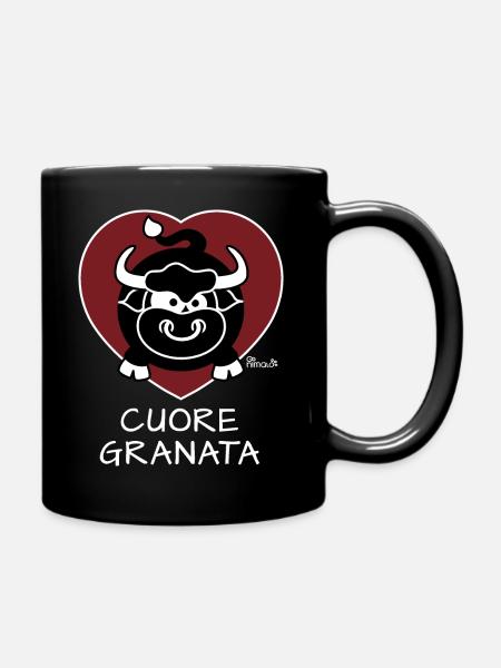 Torino Cuore Granata, Football Club, Calcio Italia - Mug uni - noir