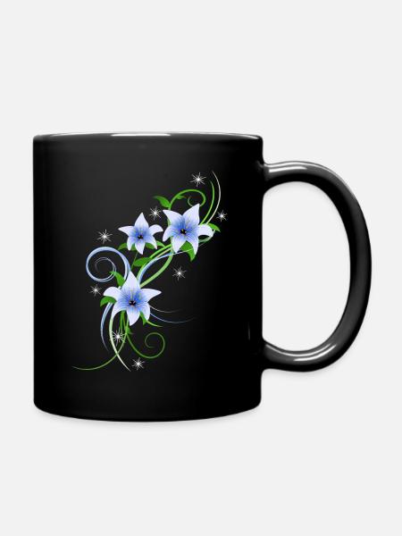 Fleurs lys jardin vivaces fleurs orchidée - Mug uni - noir