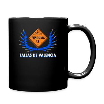 Fallas De Valencia Feux d’artifice Pyro - Mug uni - noir - Droite