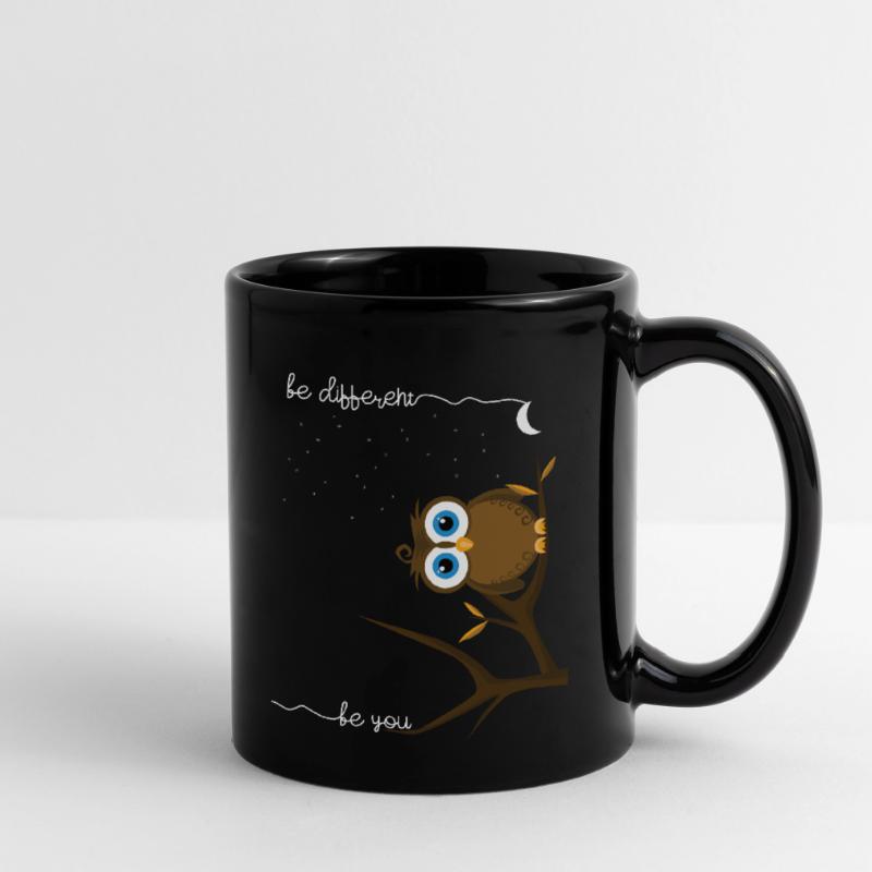 Eule be different be you Gift idea Full Colour Mug